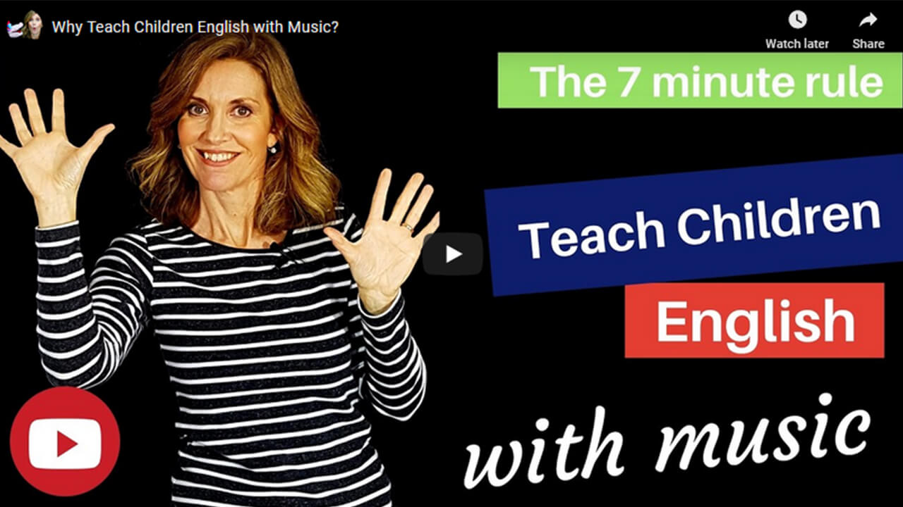 Why Teach Children English with Music