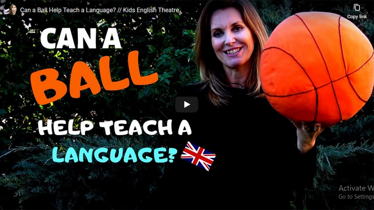 Can a ball help teach children English