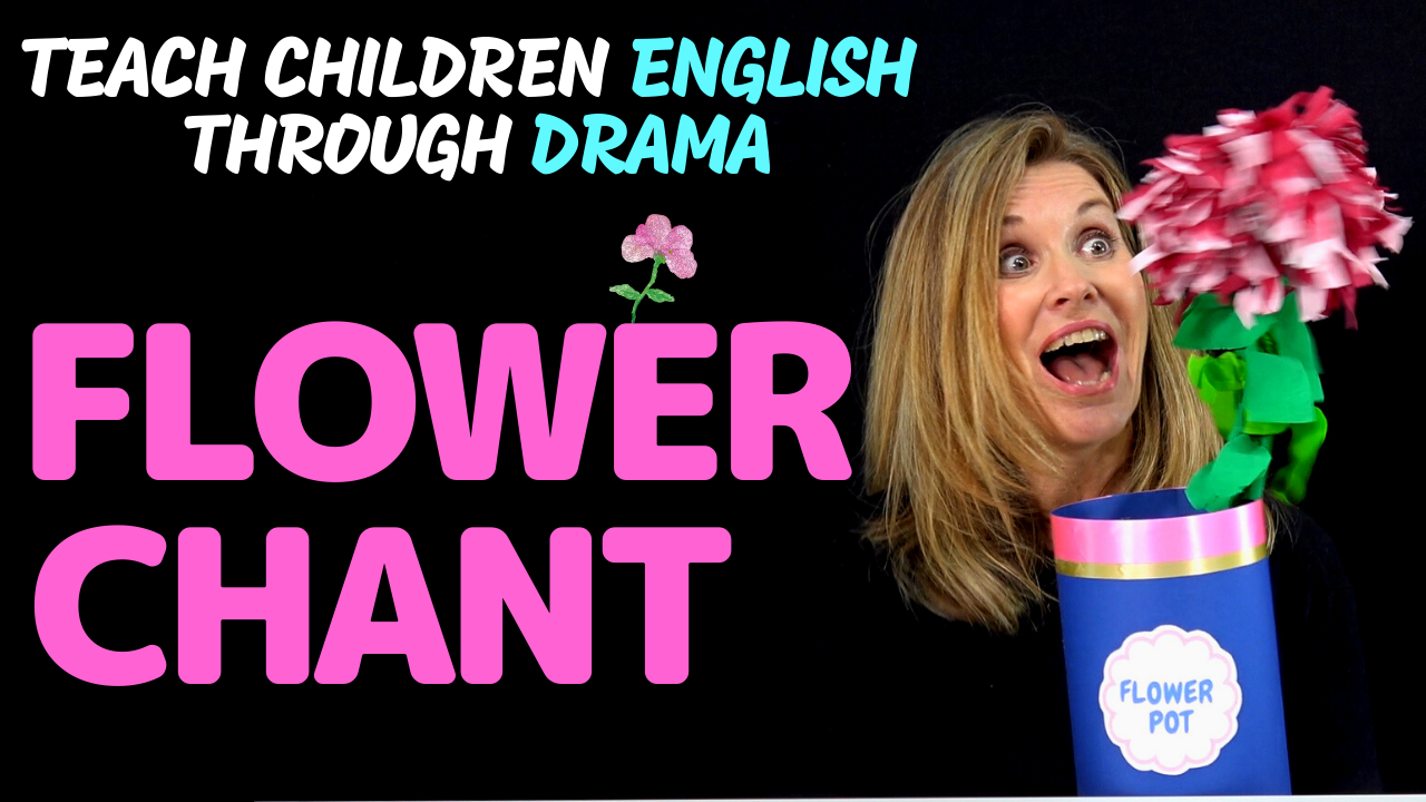 teach children english with flower chant